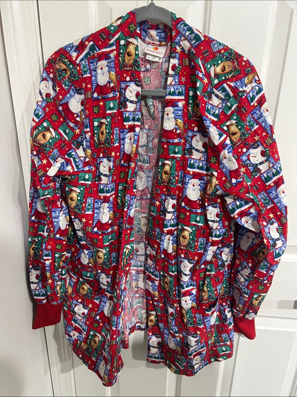Holiday/Christmas Scrub Jacket